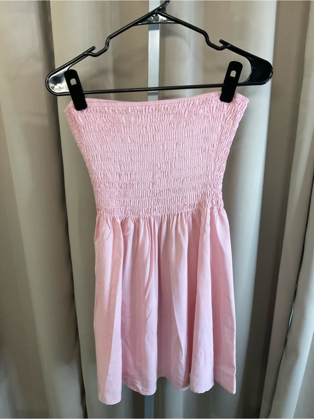 Honeyuppy ' Pink Smocked Strapless Dress